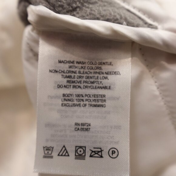 Columbia Quilted Fleece-Lined Vest Women’s Medium White Gray Outdoor Layer - Picture 10 of 12